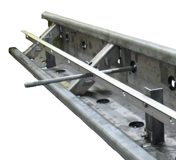 Dowel bar support system for paving forms