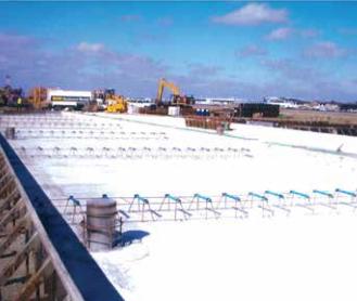 High quality runway metal forms installed at JFK.