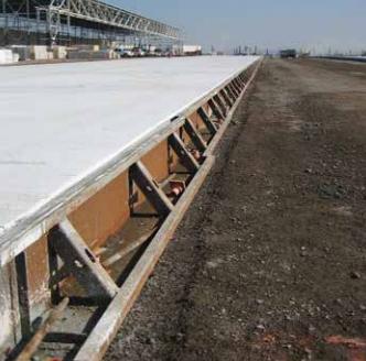 Metal Forms expanded the taxiway with professional concrete forming and finishing.