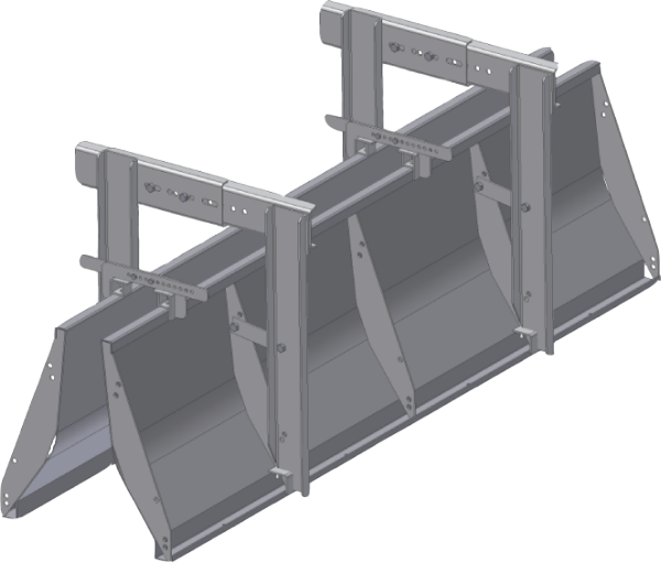 Concrete Barrier Form Setup with Moment Arm